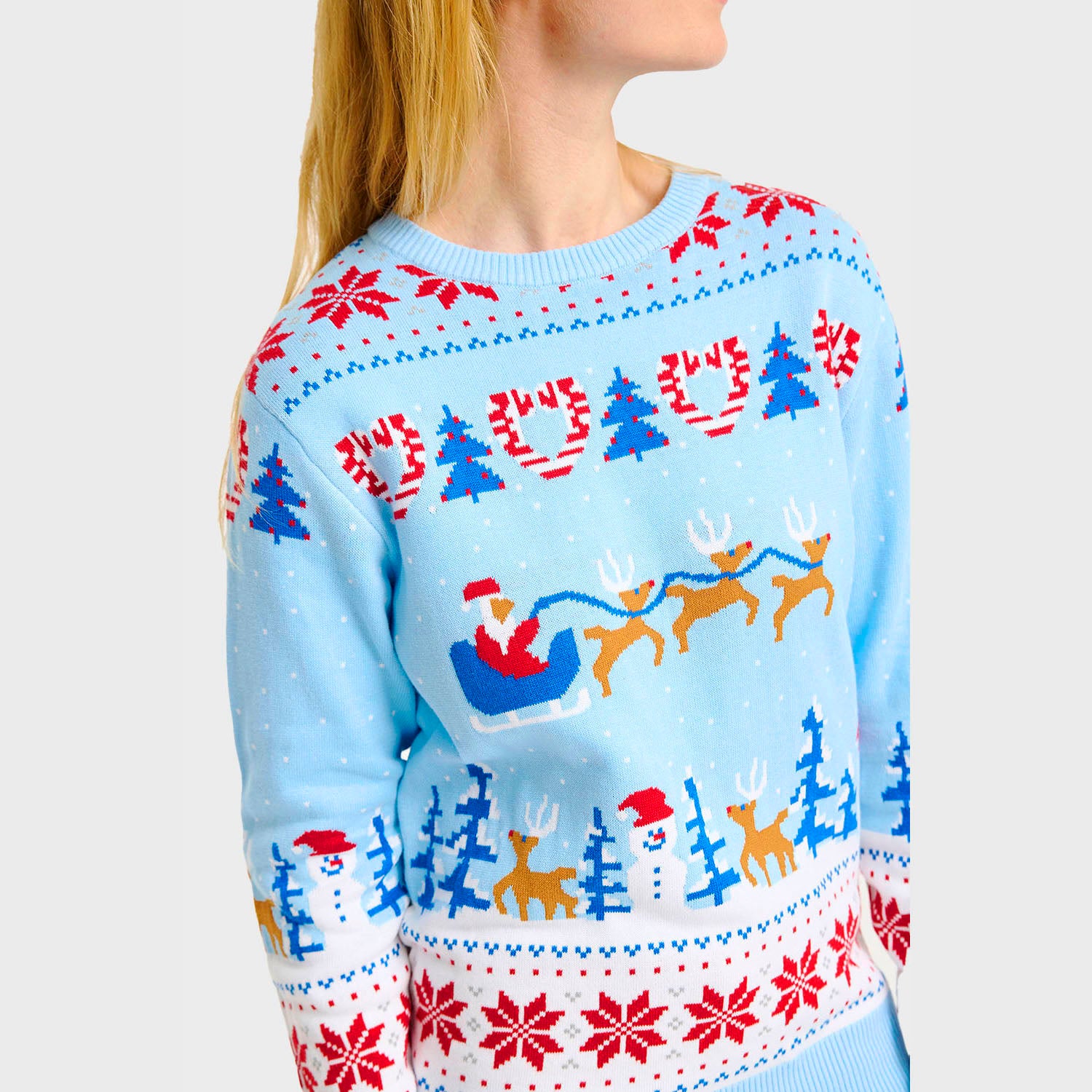 Christmas wonderland julesweater - Dame.